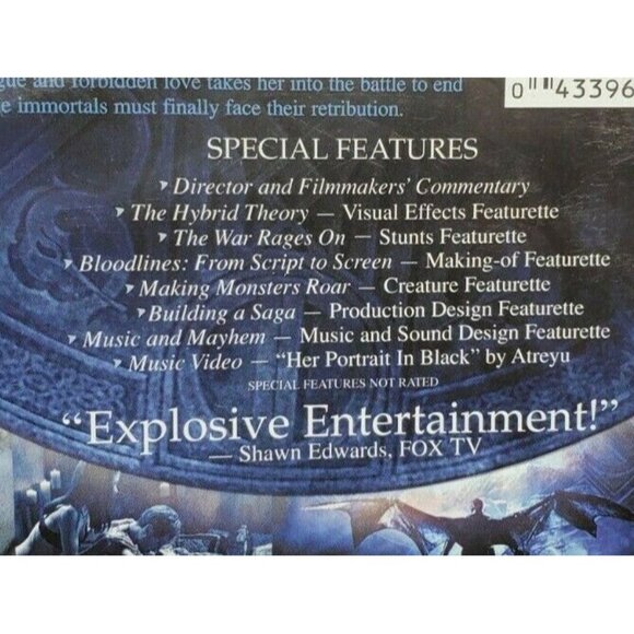 Underworld: Evolution DVD 2006 Special Edition Widescreen Edition No Scratches - Picture 3 of 10